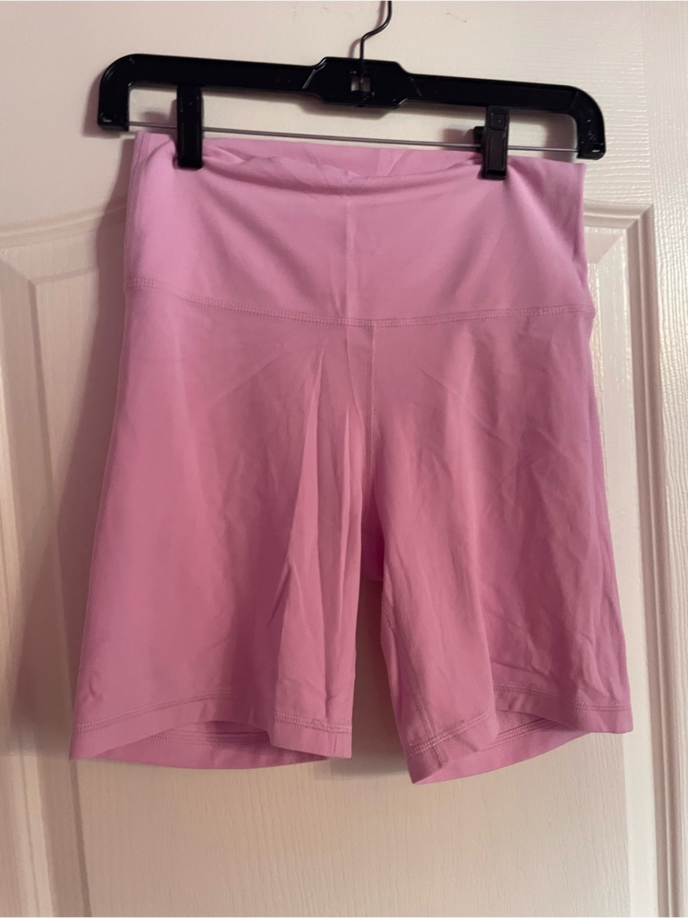 TNA Pink High-Rise Bike Shorts